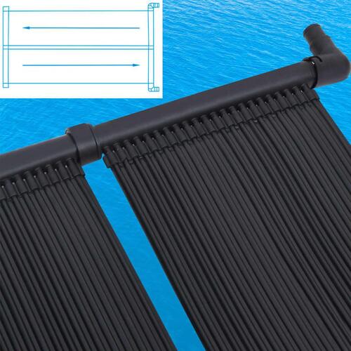 Soldrevne varmepaneler 6 stk. 80x310 cm