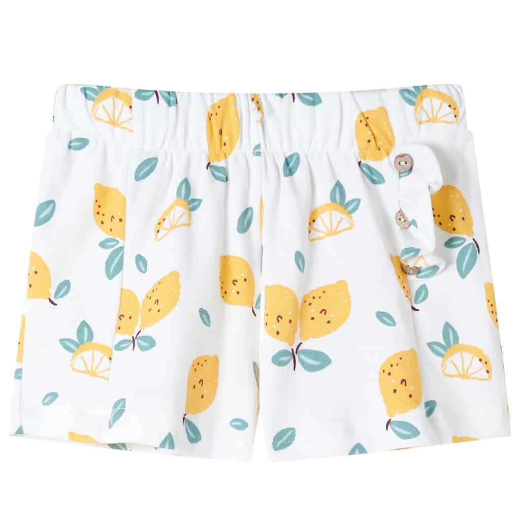 Shorts til børn str. 140 ecrufarvet billede