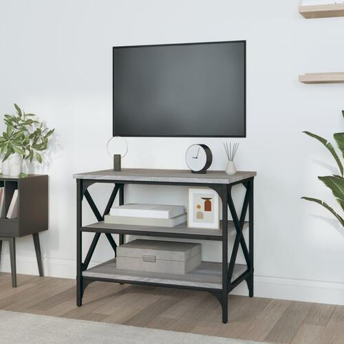 Tv-bord 60x40x50 cm konstrueret træ grå sonoma-eg