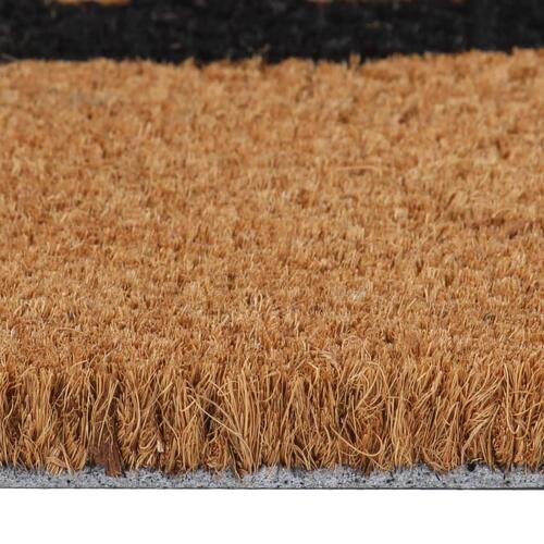Dørmåtte 45x75 cm tuftet coir naturfarvet