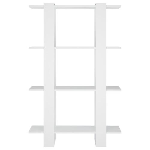 Bogreol/rumdeler 80x30x123,5 cm hvid