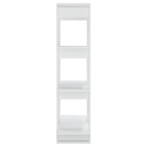 Bogreol/rumdeler 80x30x123,5 cm hvid