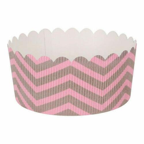 Bageform til bagværk Quttin Pink 6 Dele 12 x 6 cm (12 enheder)