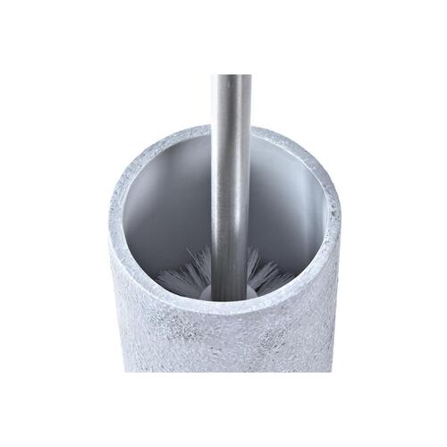 Toiletbørste Grå Sølvfarvet Rustfrit stål Cement Scandi 10 x 10 x 40 cm