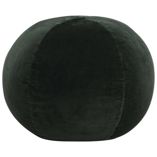 Puf bomuldsfløjl 50 x 35 cm grøn