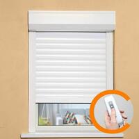 Persienne Hvid PVC Aluminium 155 x 120 cm