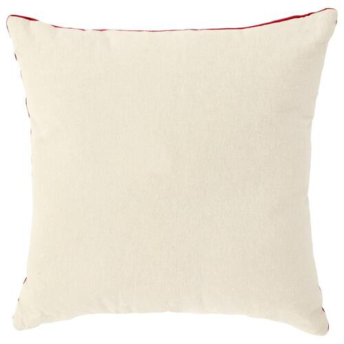 Puder 2 stk. bomuldsfløjl 45 x 45 cm pink