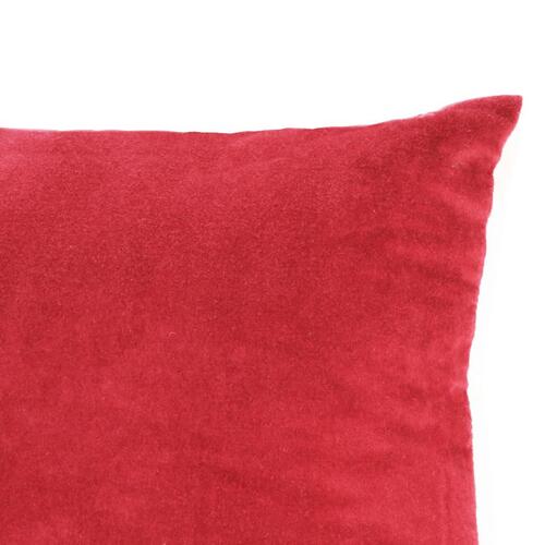 Puder 2 stk. bomuldsfløjl 45 x 45 cm pink