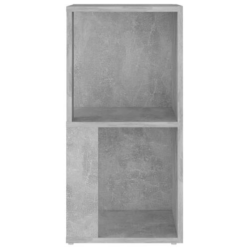 Hjørnereol 33x33x67 cm spånplade betongrå