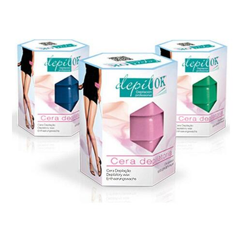 Cera Depilatória Corporal Depil Ok Cera Rosa (300 g)