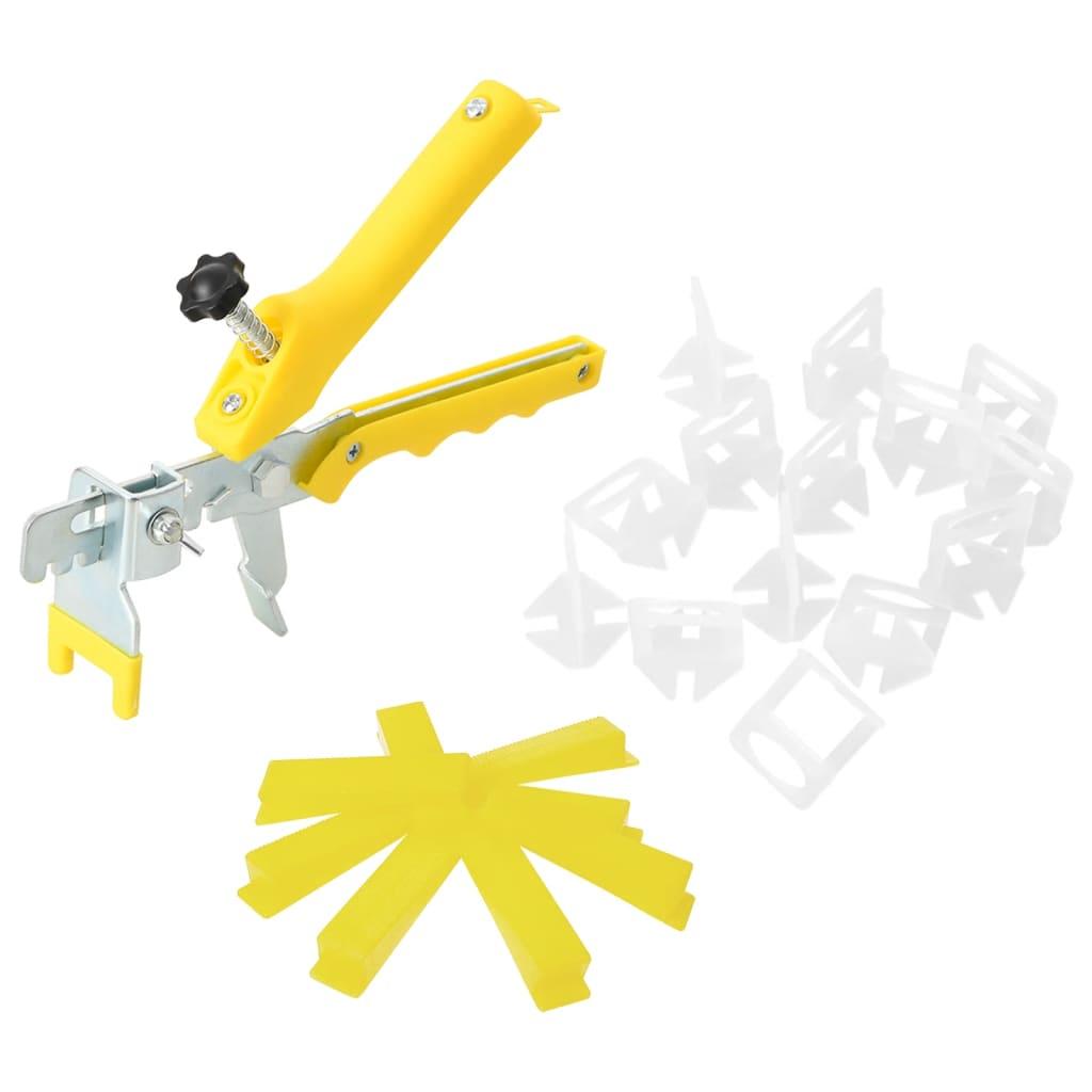 Nivelleringssystem 250 kiler 500 klips 1,5 mm