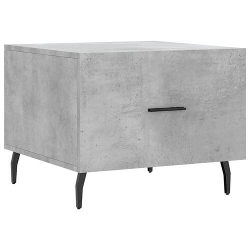 Sofaborde 2 stk. 50x50x40 cm konstrueret træ betongrå
