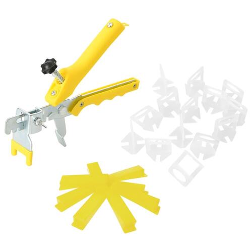 Nivelleringssystem til fliser 500 kiler 2500 klips 1,5 mm