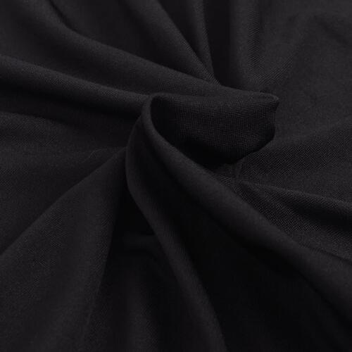 Sofabetræk elastisk polyesterjersey sort