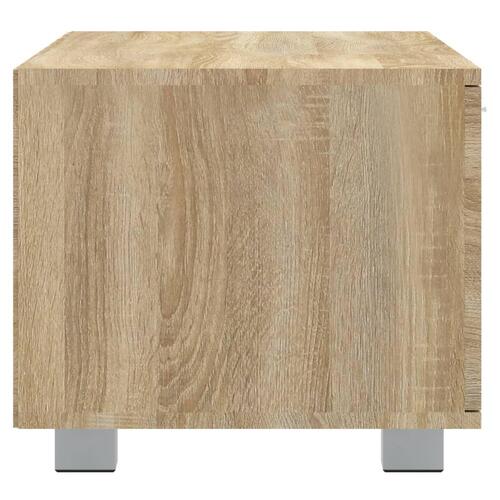 Tv-bord 120x40,5x35 cm konstrueret træ sonoma-eg