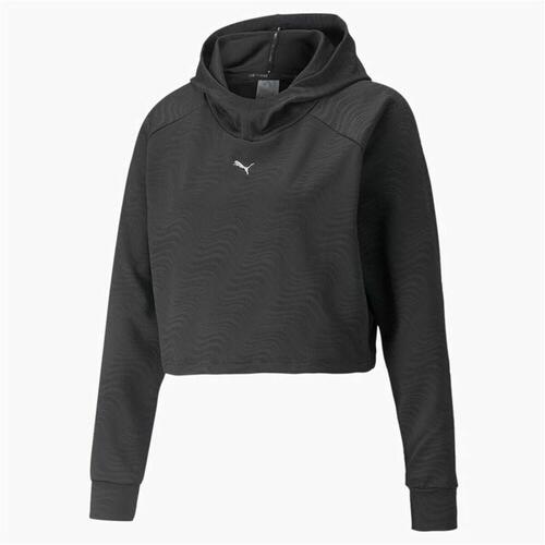 Hættetrøje til Kvinde Puma Flawless Pullover W Sort XS