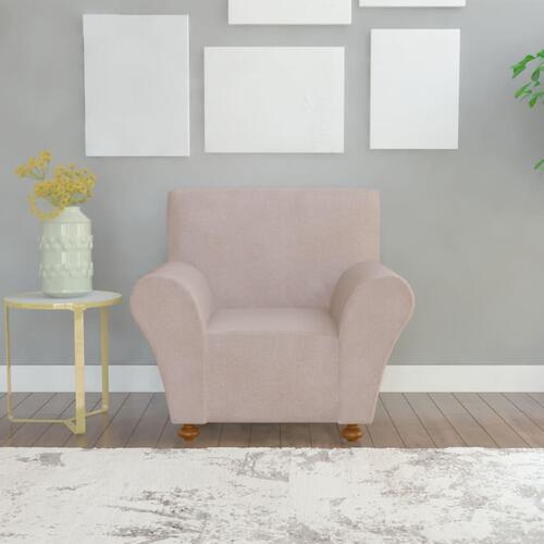 Sofaovertræk, stræk, beige, polyesterjersey