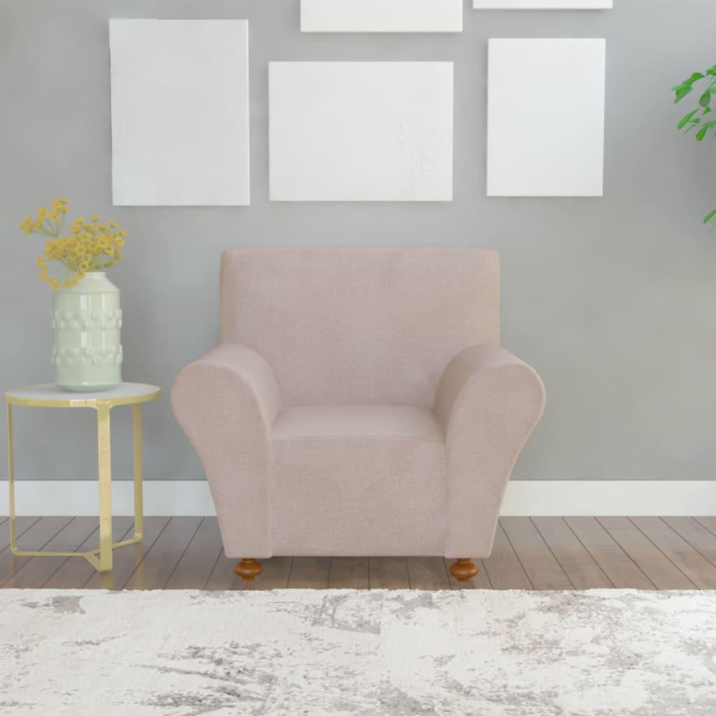 Sofaovertræk, stræk, beige, polyesterjersey