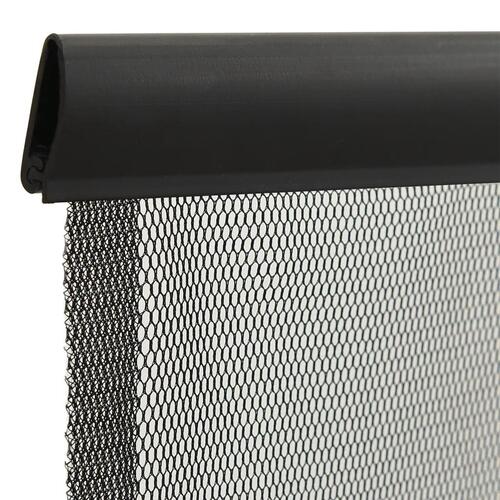 Insektgardin til dør 100x220 cm polyester sort