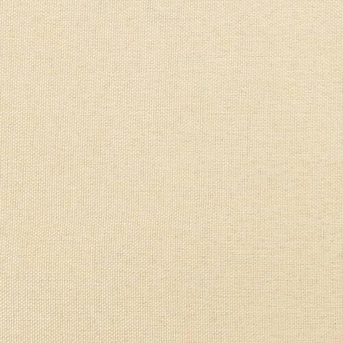 Fodskammel 45x29,5x35 cm stof cremefarvet