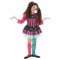 Kostume til børn Kvinde klovn (1 Dele) 10-12 år