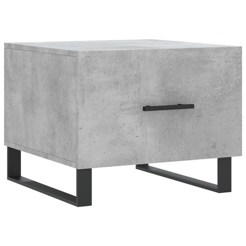 Sofaborde 2 stk. 50x50x40 cm konstrueret træ betongrå