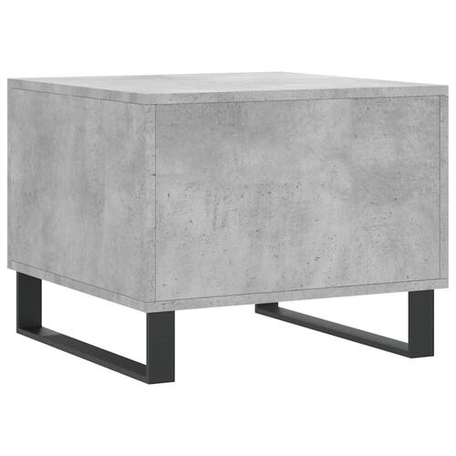 Sofaborde 2 stk. 50x50x40 cm konstrueret træ betongrå