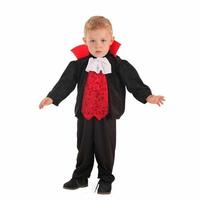 Kostume til babyer Sort/Rød Vampyr (3 Dele) 0-12 måneder