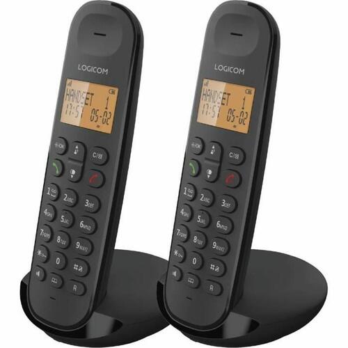 Fastnettelefon Logicom DECT ILOA 250 DUO Sort