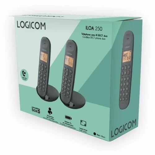 Fastnettelefon Logicom DECT ILOA 250 DUO Sort