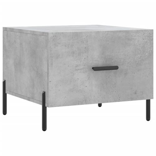 Sofaborde 2 stk. 50x50x40 cm konstrueret træ betongrå