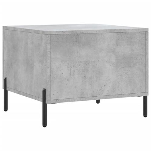 Sofaborde 2 stk. 50x50x40 cm konstrueret træ betongrå