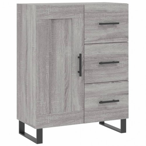 Højskab 69,5×34×180 cm i konstrueret træ - grå sonoma-eg