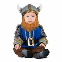 Kostume til babyer Viking mand 3 Dele 12-24 måneder