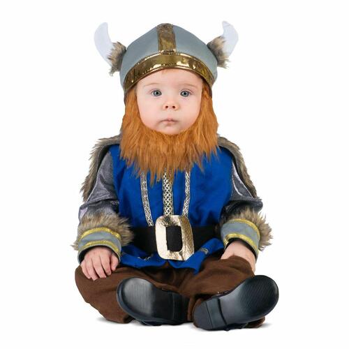 Kostume til babyer Viking mand 3 Dele 12-24 måneder
