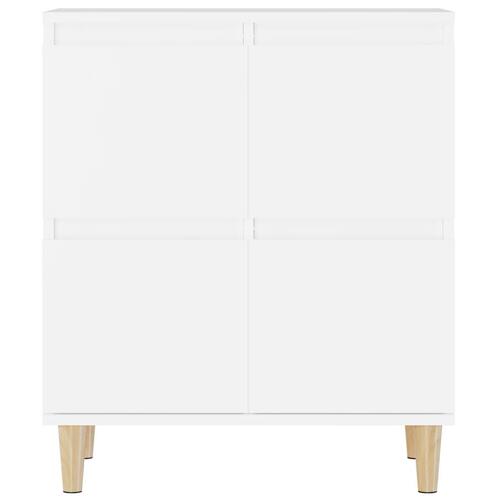 Skænke 2 stk. 60x35x70 cm konstrueret træ hvid