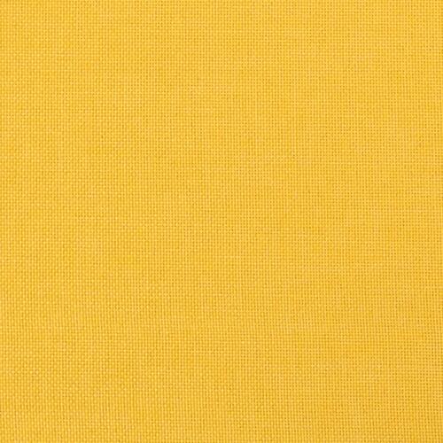 Fodskammel 45x29,5x35 cm stof sennepsgul