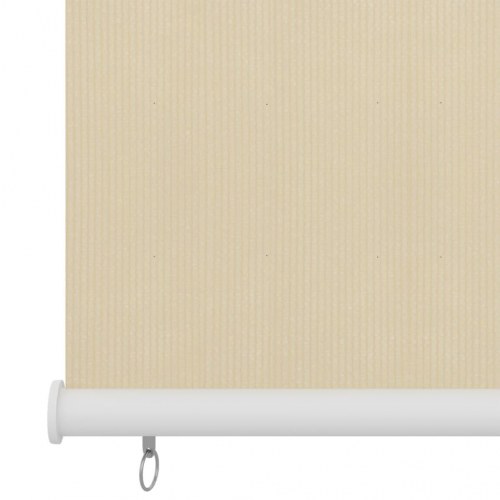 Udendørs rullegardin 60×230 cm - HDPE, cremefarvet