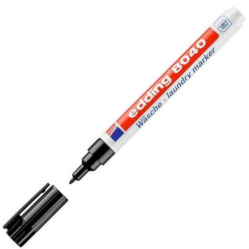 Edding sprittusch - sort, 1 mm (10 stk.)