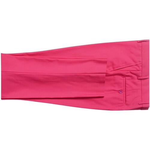 Mænd 2 Jakkesæt med Slips Pink Størrelse 50