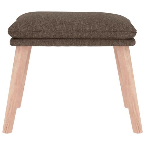 Fodskammel 45x29,5x35 cm stof gråbrun