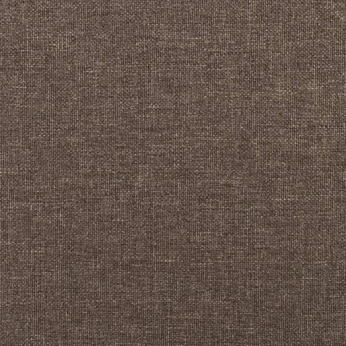 Fodskammel 45x29,5x35 cm stof gråbrun