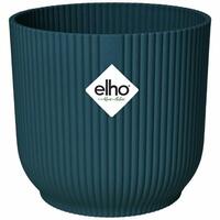 Urtepotte Elho Ø 25 cm Cirkulær Mørkeblå Plastik