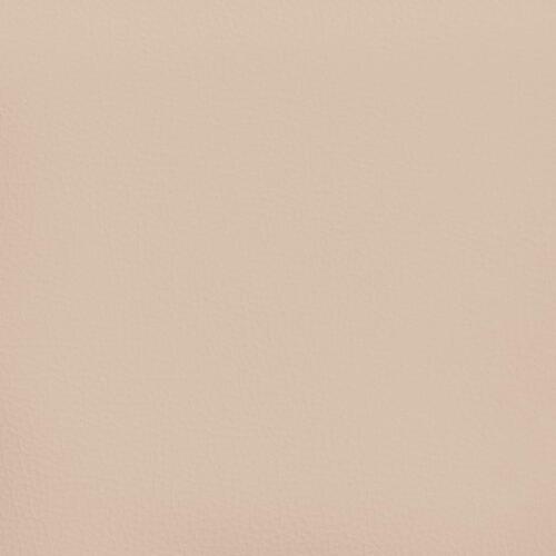 Kontinentalseng 140x200 cm kunstlæder cappuccinofarvet