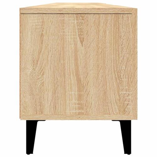 Tv-bord 180x31,5x40 cm konstrueret træ sonoma-eg