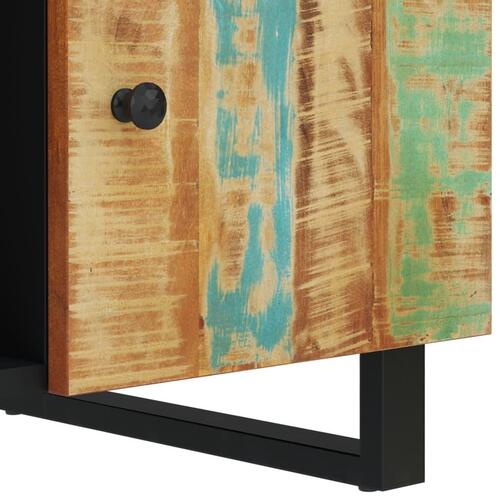 Sofabord 100x54x40 cm massivt genbrugstræ og konstrueret træ
