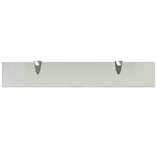 Svævehylde glas 60x10 cm 8 mm