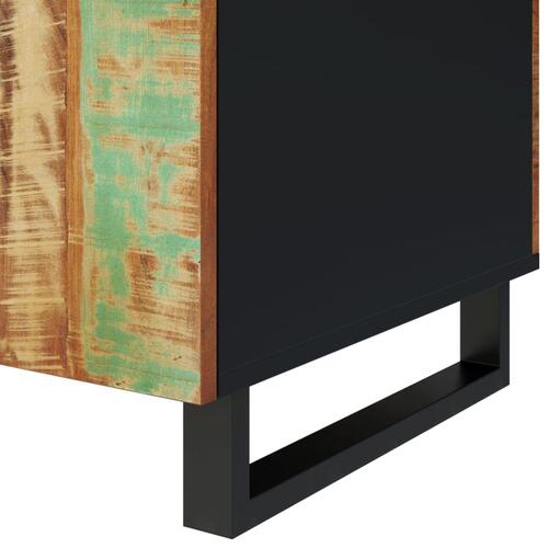 Sofabord 100x54x40 cm massivt genbrugstræ og konstrueret træ