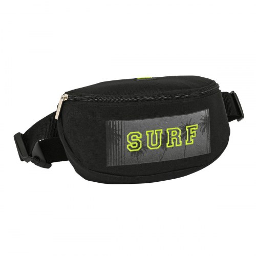 Safta bæltetaske Surf - sort, 23 × 14 × 9 cm