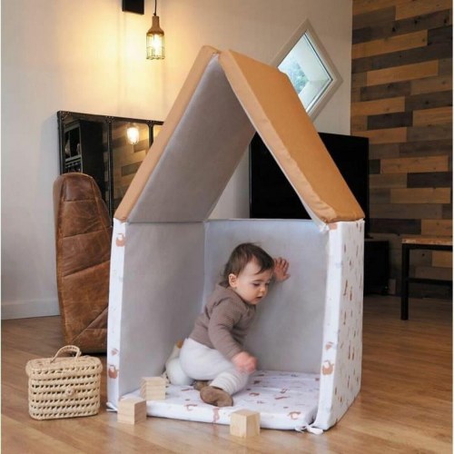 Aktivitetstæppe Tineo Little Farmer - 5 i 1 legetæppe (6 dele)